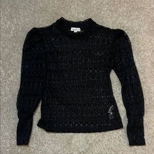 Women’s Crochet Puff Sleeve Top